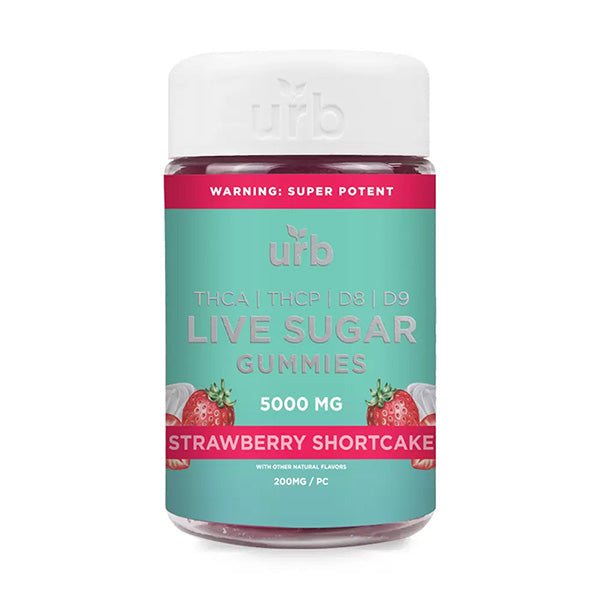 URB THCA Live Sugar Gummies | (25ct) 5000mg - Astra Meds